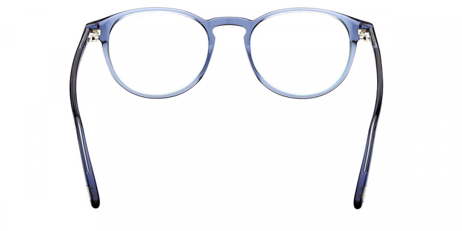 Color: Shiny Tranparent Blue/T Logo (090) - Tom Ford FT5803-B09049