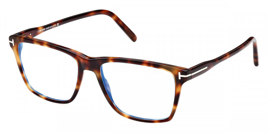 Color: Shiny Blonde Havana/T Logo (053) - Tom Ford FT5817-B05356