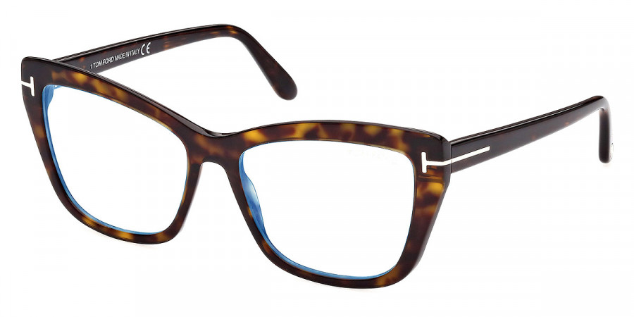 Color: Dark Havana/T Logo (052) - Tom Ford FT5826-B05255