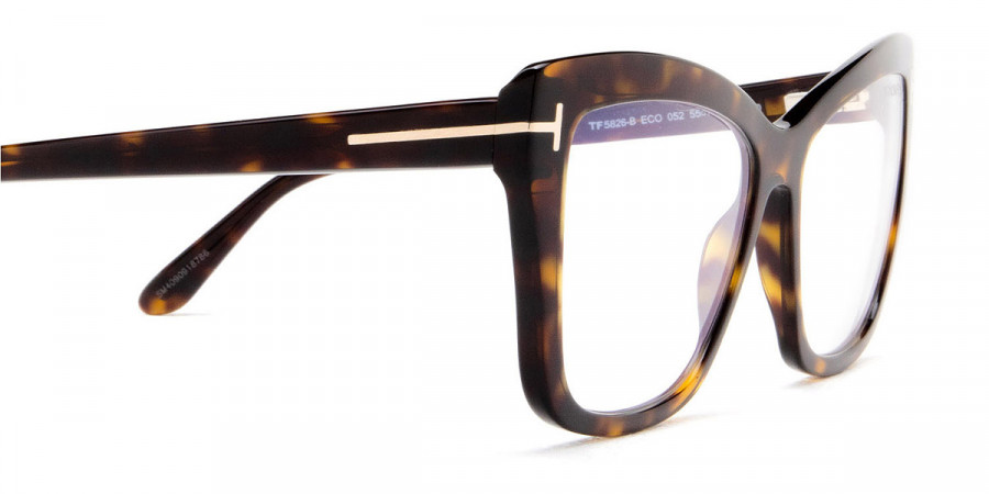 Color: Dark Havana/T Logo (052) - Tom Ford FT5826-B05255