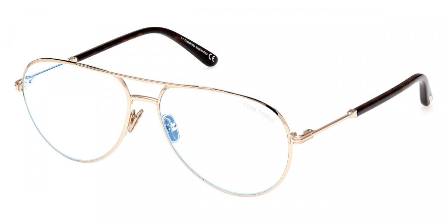 Color: Shiny Rose Gold /T Logo (028) - Tom Ford FT5829-B02857