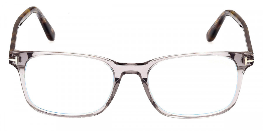 Tom Ford™ FT5831-F-B 020 55 - Shiny Transparent Gray/T Logo