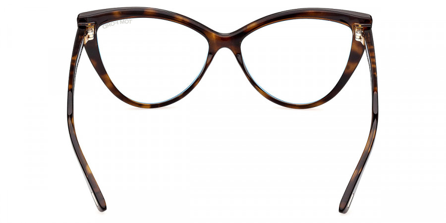 Color: Shiny Dark Havana/T Logo (052) - Tom Ford FT5843-B05256