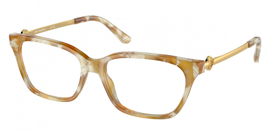 Tory Burch™ TY2107 1949 50 Honey Tortoise/Shiny Gold Eyeglasses