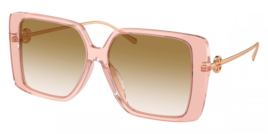 Tory Burch™ TY7205D 199413 56 - Transparent Pink/Shiny Rose Gold