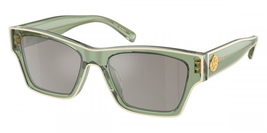 Tory Burch™ TY7207U 20026G 53 - Transparent Green/Ivory