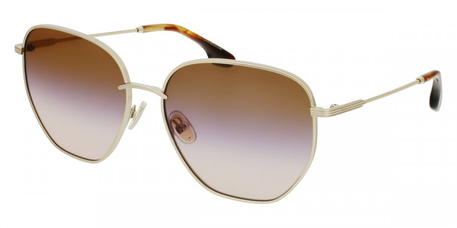 Victoria Beckham™ VB219S 729 60 - Gold/Brown Purple Peach