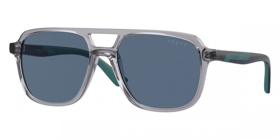 Vogue Eyewear™ VJ2024 309980 49 - Transparent Gray/Dark Blue/Azure Rubber