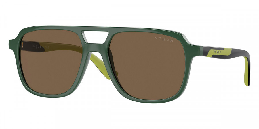 Vogue Eyewear™ VJ2024 312673 49 - Dark Green/Black/Lime Rubber