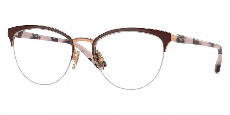 Vogue Eyewear™ VO4304 5170 53 - Top Bordeaux/Rose Gold/Pink Tortoise