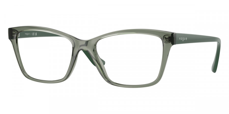 Vogue Eyewear™ VO5420 3086 51 - Transparent Mallard Green/Full Dark Green