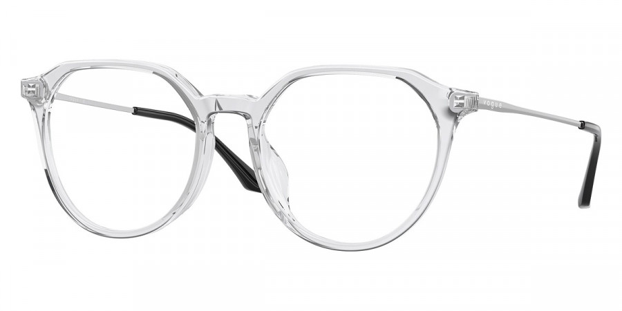 Color: Transparent/Silver (W745) - Vogue VO5430DW74553