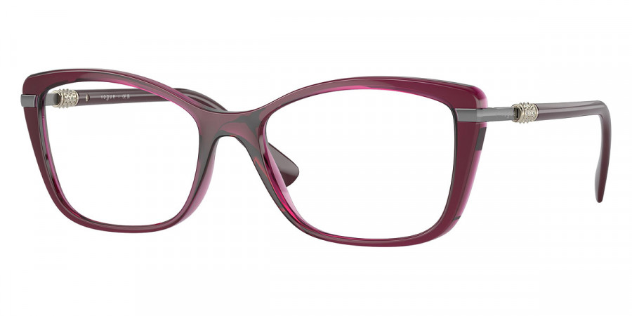 Vogue Eyewear™ VO5487B 2989 54 - Transparent Cherry/Full Bordeaux