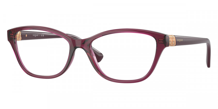 Vogue™ VO5516B 2989 53 - Transparent Cherry/Full Dark Purple