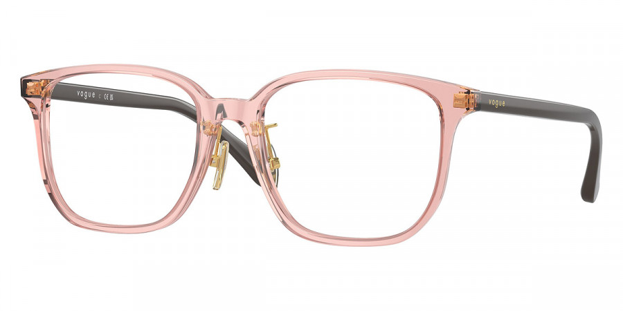 Vogue Eyewear™ VO5550D 2828 55 - Transparent Pink/Full Dark Brown