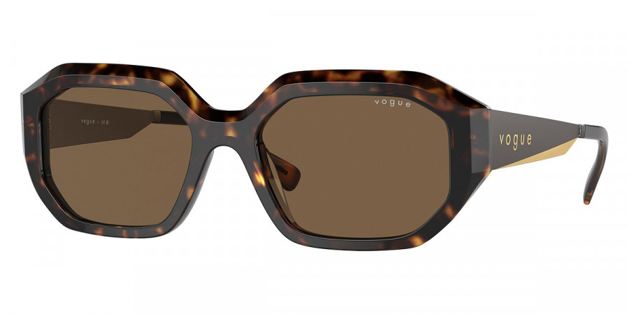 Vogue Eyewear™ VO5554S W65673 54 - Dark Havana/Matte Brown/Gold