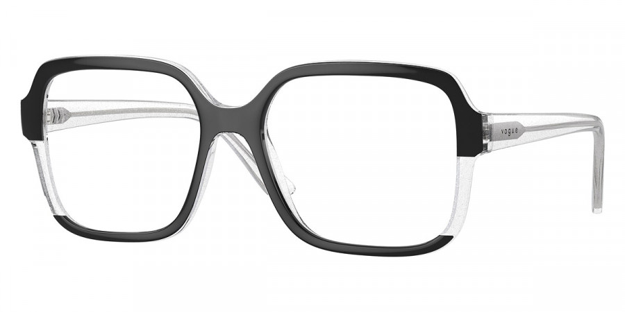 Vogue Eyewear™ VO5555 3138 52 - Black/Transparent Glitter