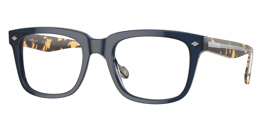 Vogue Eyewear™ VO5572 3143 52 - Transparent Blue/Top Crystal/Yellow Havana