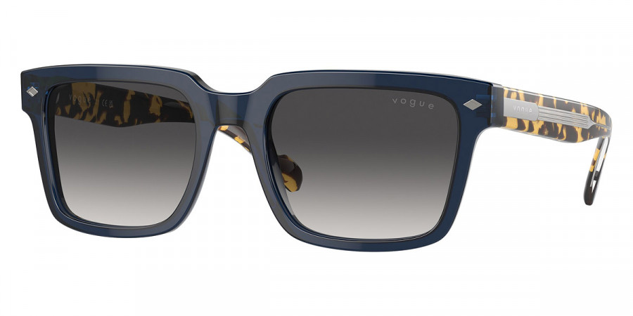 Vogue Eyewear™ VO5573S 31438G 55 - Transparent Blue/Top Crystal/Yellow Havana