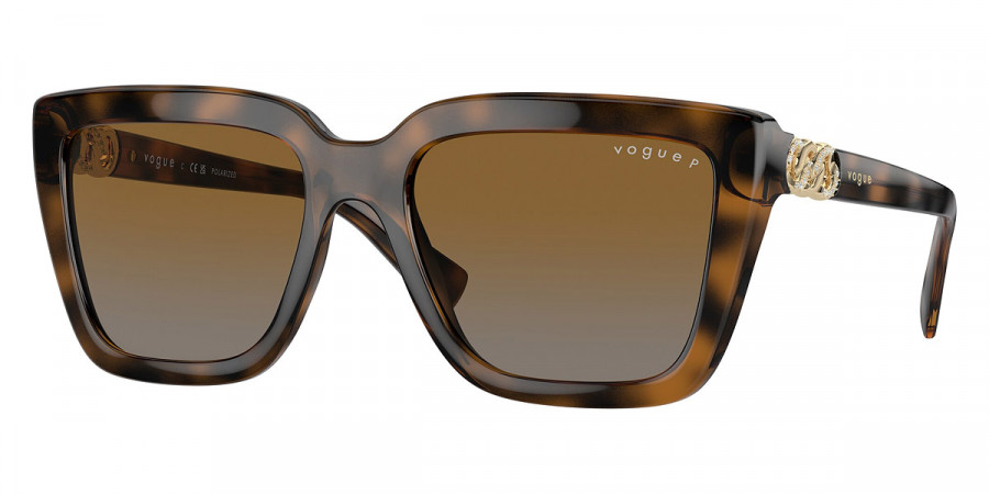 Vogue Eyewear™ VO5575SB 2386T5 55 - Top Dark Havana/Light Brown/Pale Gold