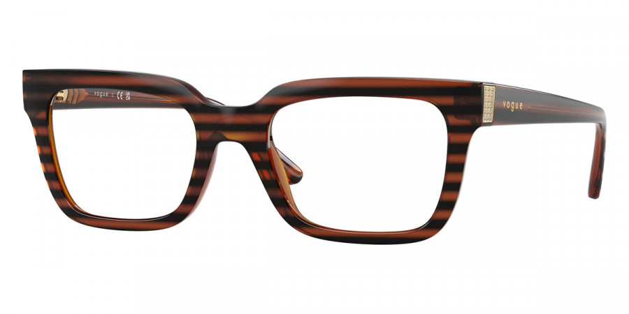 Vogue Eyewear™ VO5611B 2571 50 - Striped Brown Havana