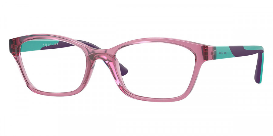 Vogue Eyewear™ VY2024 2613 47 - Transparent Dark Pink/Light Green/Violet Rubber