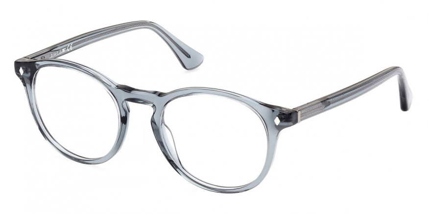 Web™ WE5387 084 50 Shiny Light Blue Eyeglasses