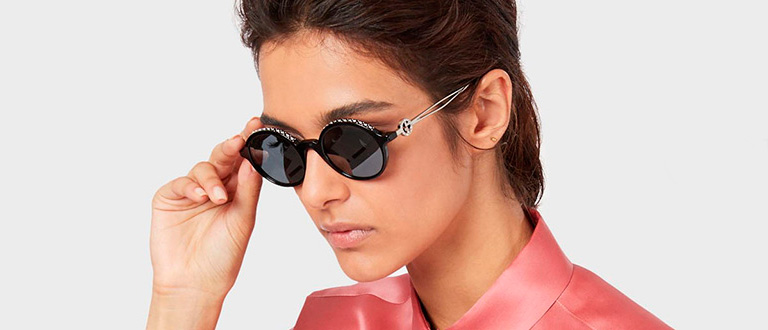 Giorgio Armani Round Sunglasses