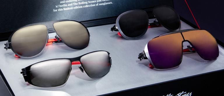 ic! berlin Rolling Stones Eyewear Collection