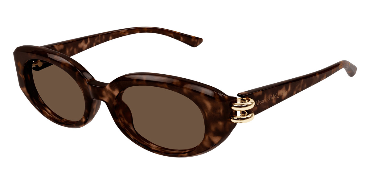 Color: Havana (002) - Alexander McQueen AM0469S00250