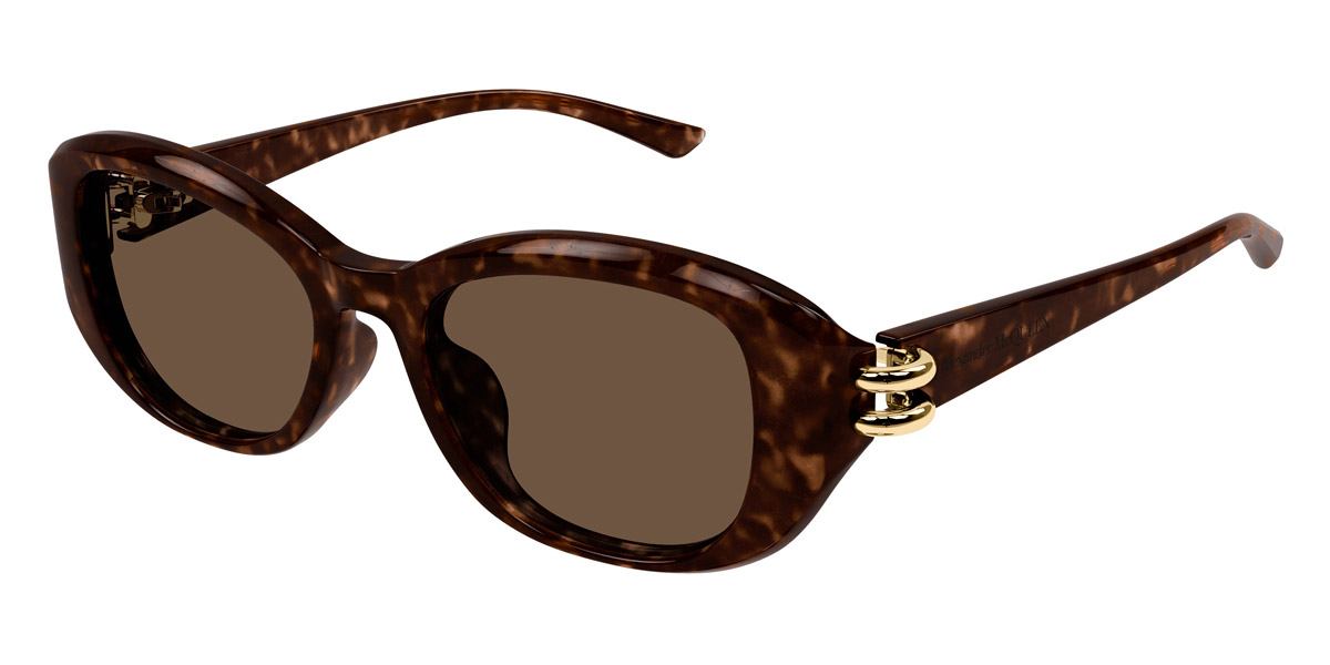 Color: Havana (002) - Alexander McQueen AM0470SA00254