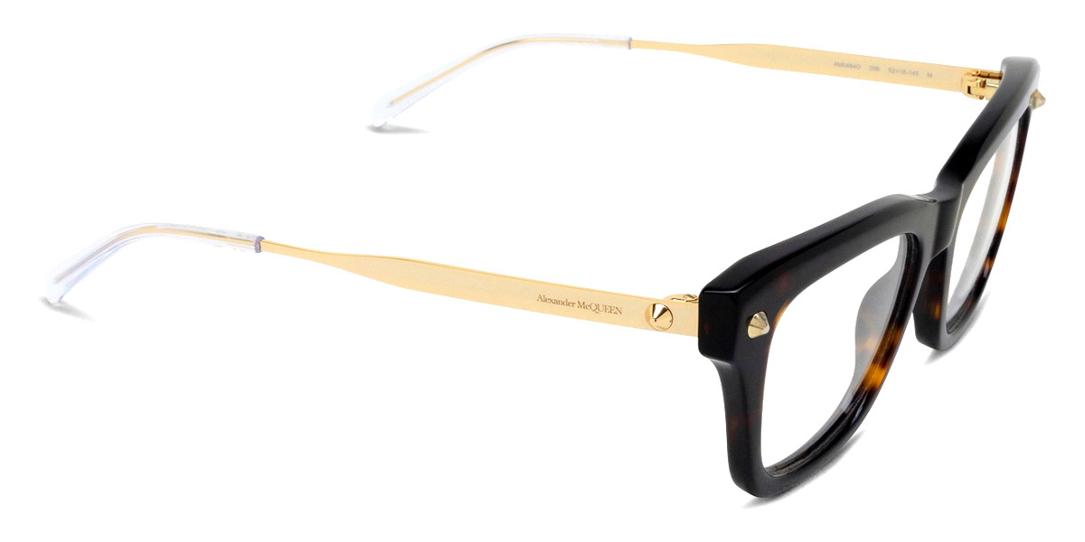 Color: Havana/Gold (006) - Alexander McQueen AM0484O00652