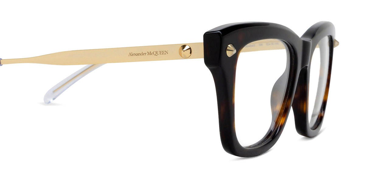 Color: Havana/Gold (006) - Alexander McQueen AM0484O00652