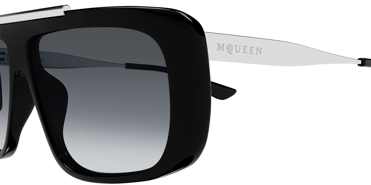 Color: Black/Silver (001) - Alexander McQueen AM0492S00160