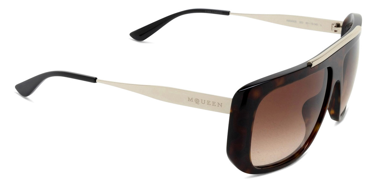 Color: Havana/Silver (003) - Alexander McQueen AM0492S00360