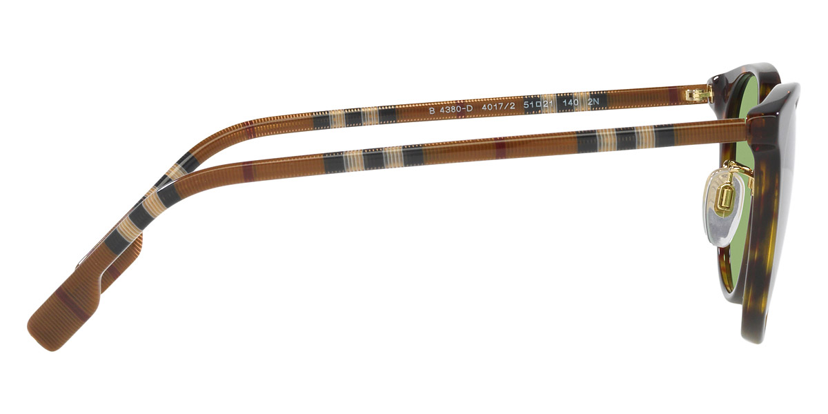 Color: Dark Havana and Check Brown (773252) - Burberry BE4380D4017/251