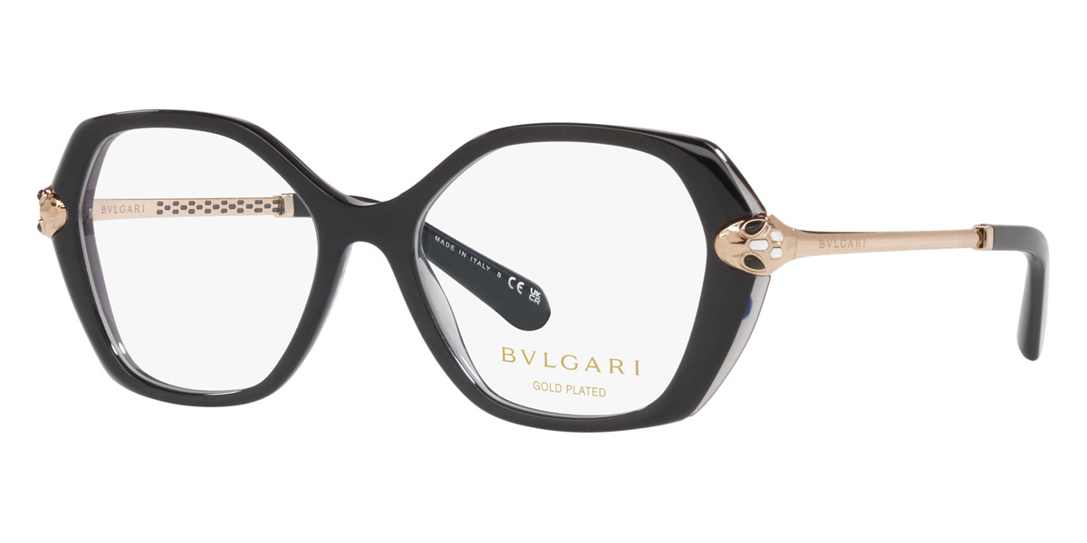 Color: Black on Transparent Gray (5381) - Bvlgari BV4215KB538153