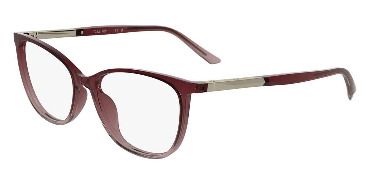 Color: Transparent Burgundy/Rose (605) - Calvin Klein CKOCK2551260554