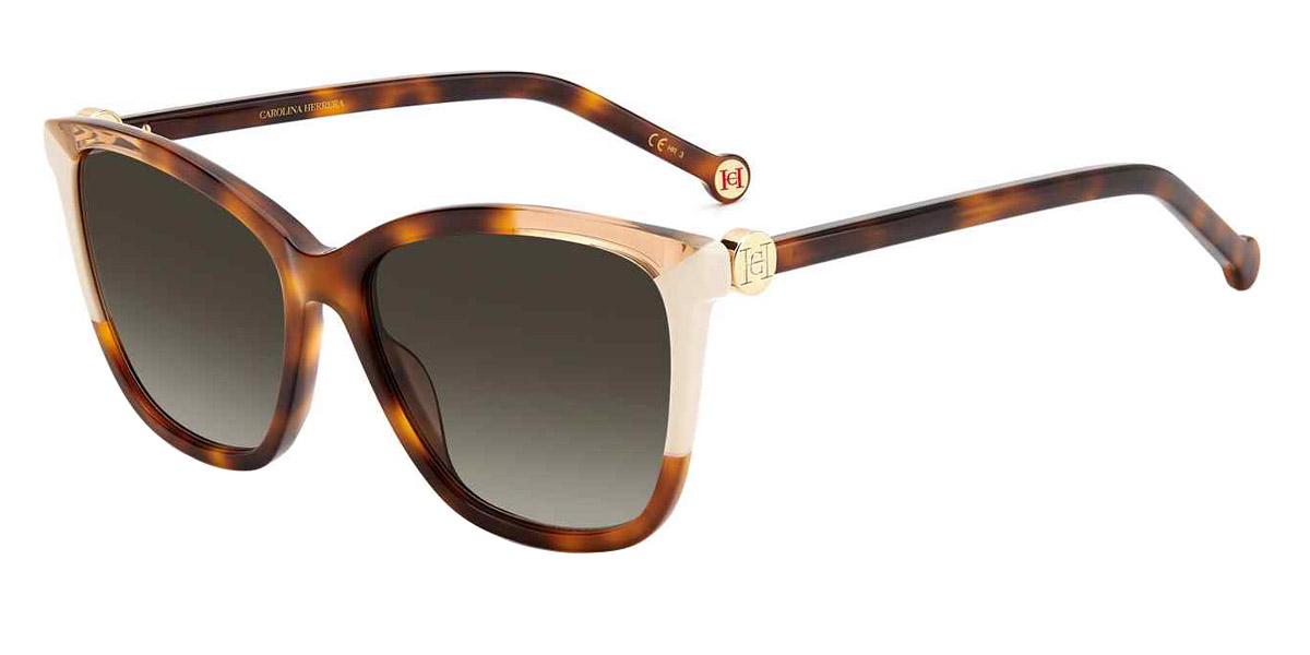 Carolina Herrera™ CH 0052/S Rectangle Sunglasses | EyeOns.com