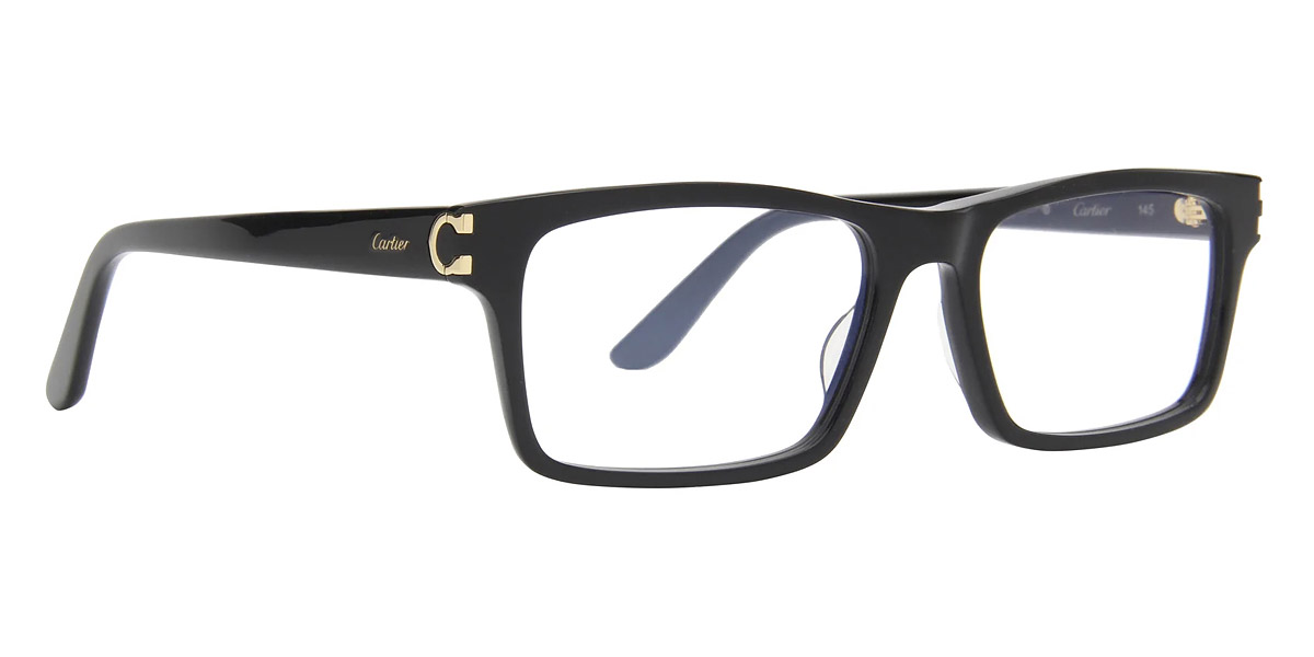Cartier™ CT0005O 010 55 Black Eyeglasses