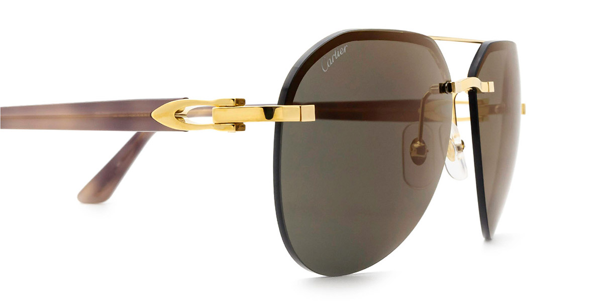 Color: Gold/Brown (003) - Cartier CT0275S00361