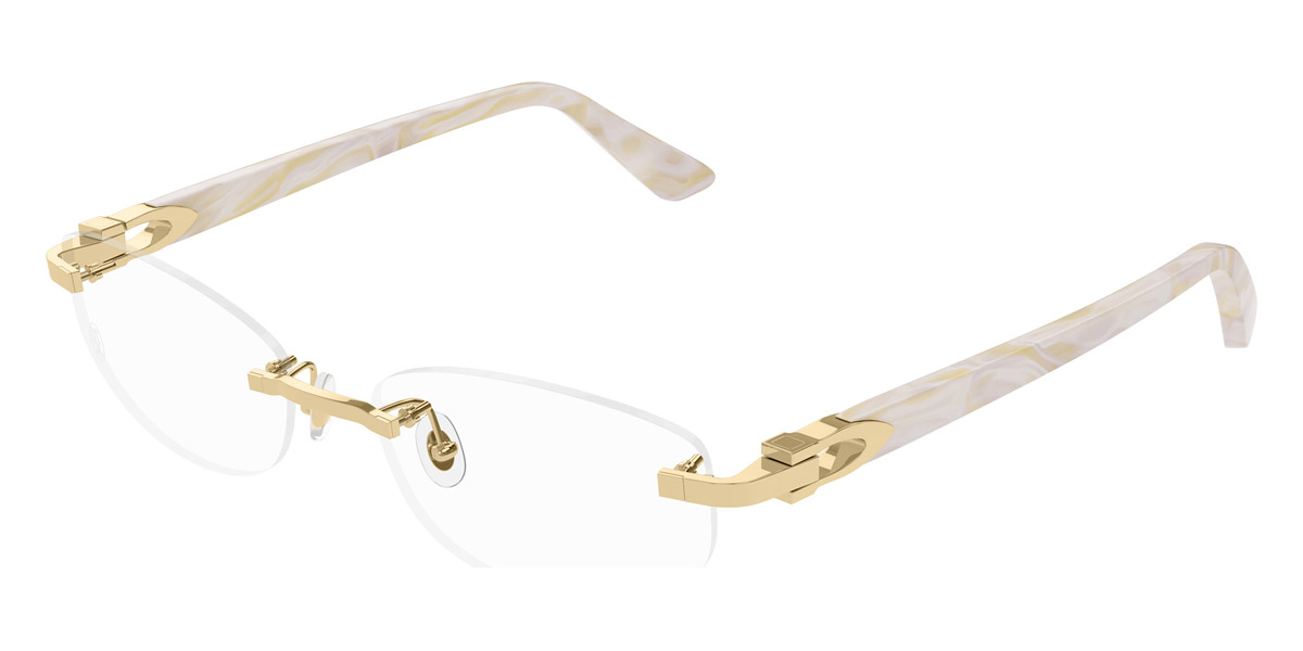 Color: Gold/Ivory (005) - Cartier CT0318O00552