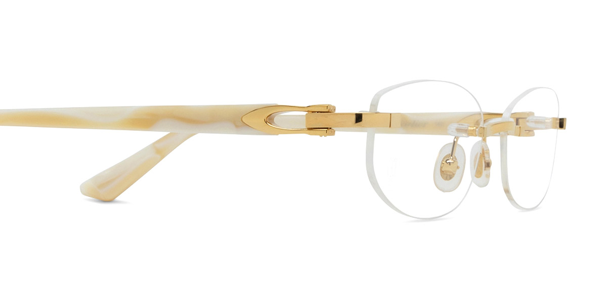 Color: Gold/Ivory (005) - Cartier CT0318O00552