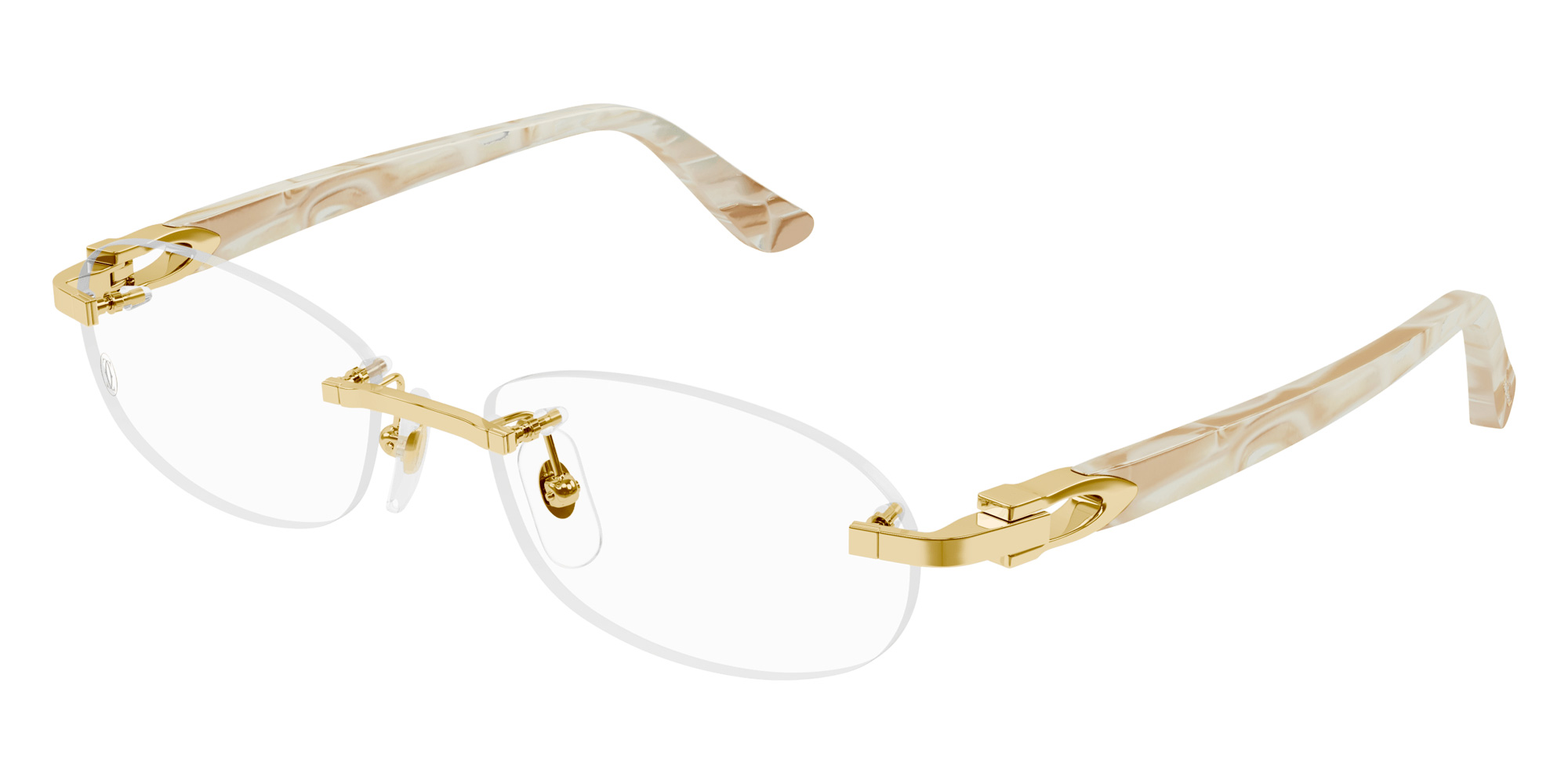 Color: Gold/Ivory (003) - Cartier CT0455OJ00352