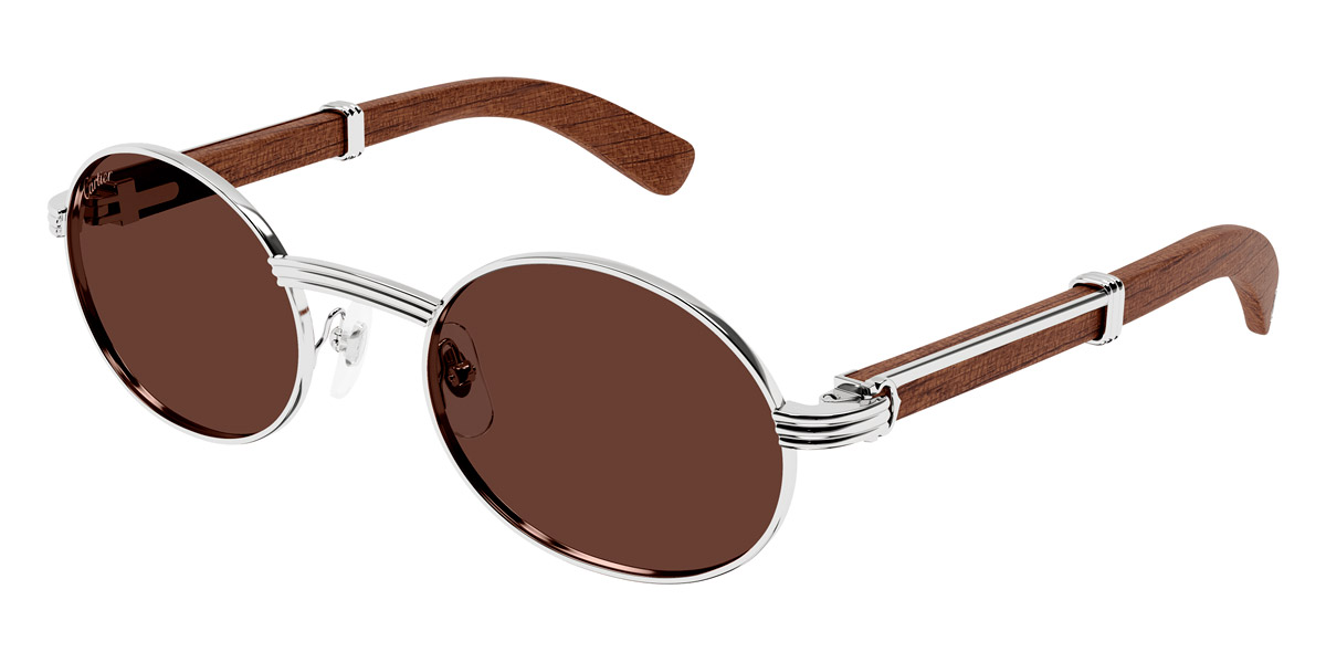 Color: Silver/Brown (016) - Cartier CT0464S01655