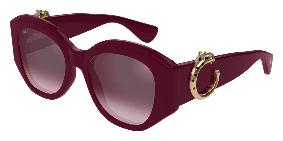 Color: Burgundy (004) - Cartier CT0502S00453