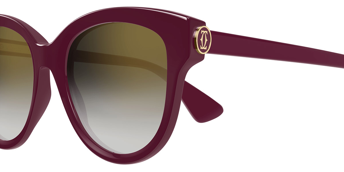 Color: Burgundy (003) - Cartier CT0506SA00355