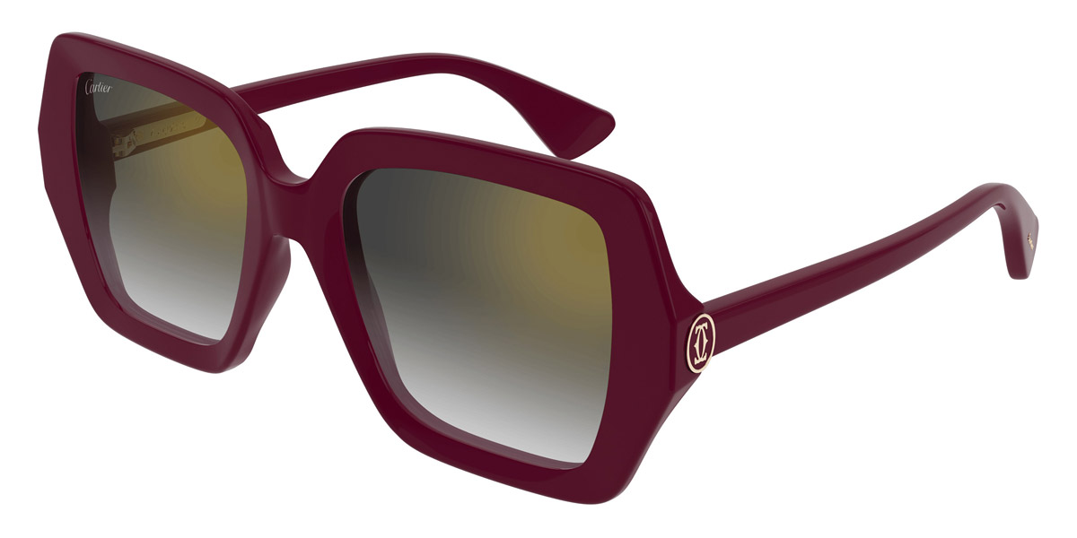 Color: Burgundy (003) - Cartier CT0507S00354