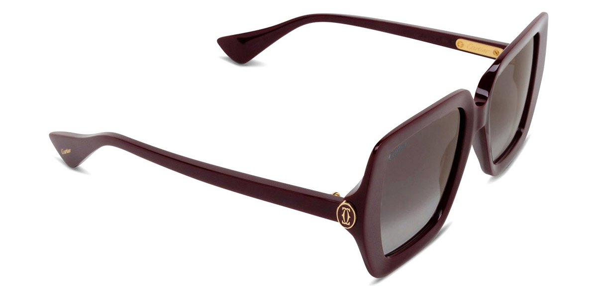 Color: Burgundy (003) - Cartier CT0507S00354