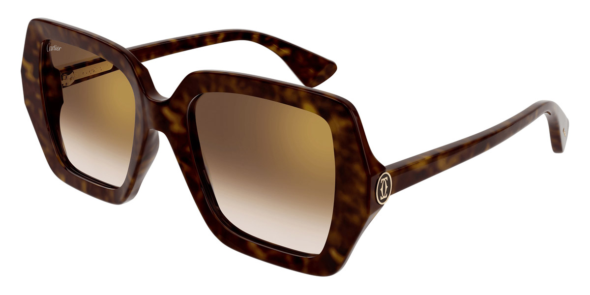 Color: Havana (002) - Cartier CT0507S00254